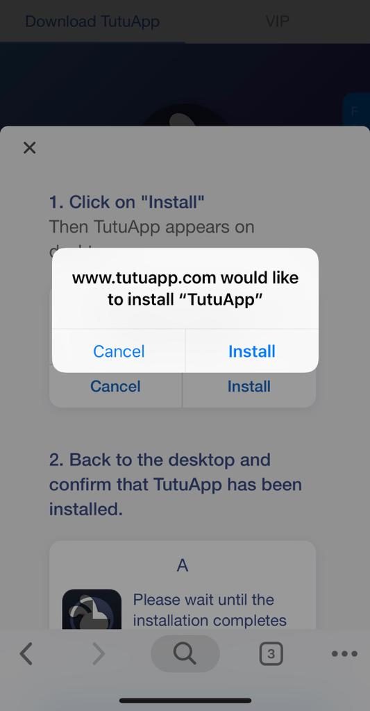 TuTuApp on iOS