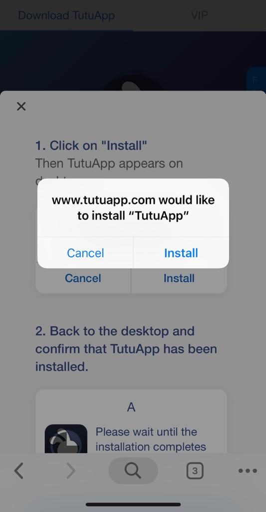 iOS 上の TuTuApp