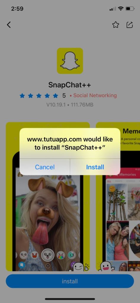 snapchat download ios ipad