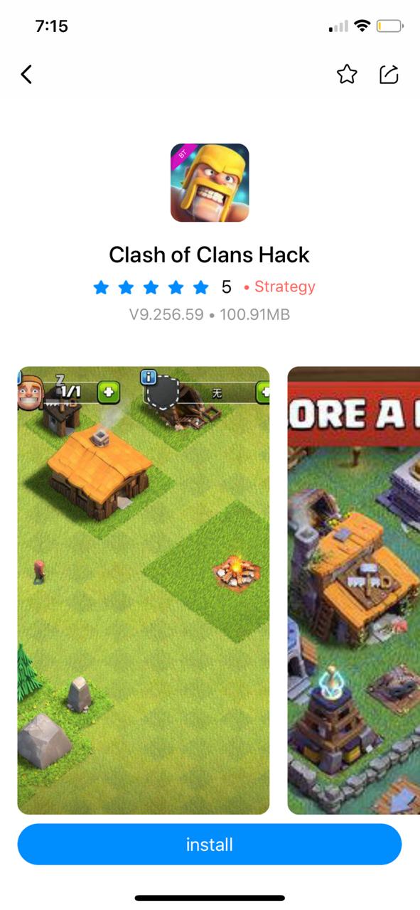Clash of Clans Hack on (iPhone/iPad) with TuTuApp (UPDATED)