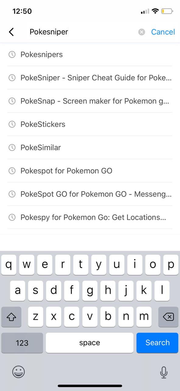 Search PokeSniper App on TuTuApp