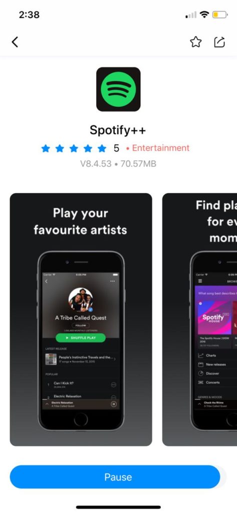 Spotify ios. Spotify Premium IOS. Плюсы спотифай.