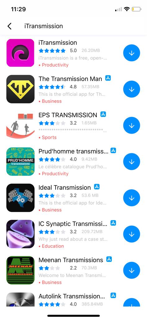 iTransmission on iOS using Tutuapp