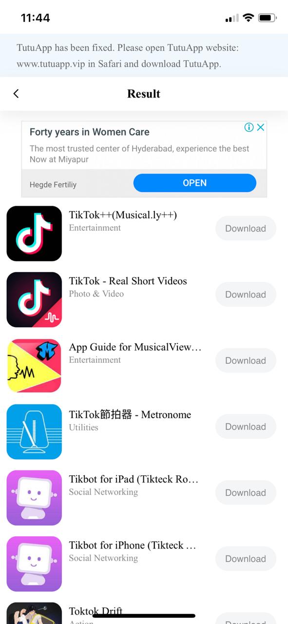 TikTok (ML++ on iPhone/iPad) - TuTuApp
