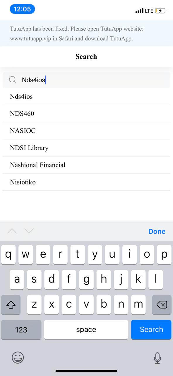 Search for NDS4iOS on iPhone and iPad