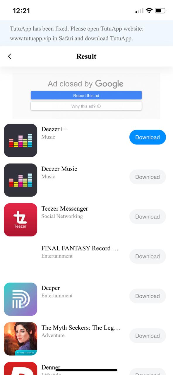 Deezer++ ios 12.4.8