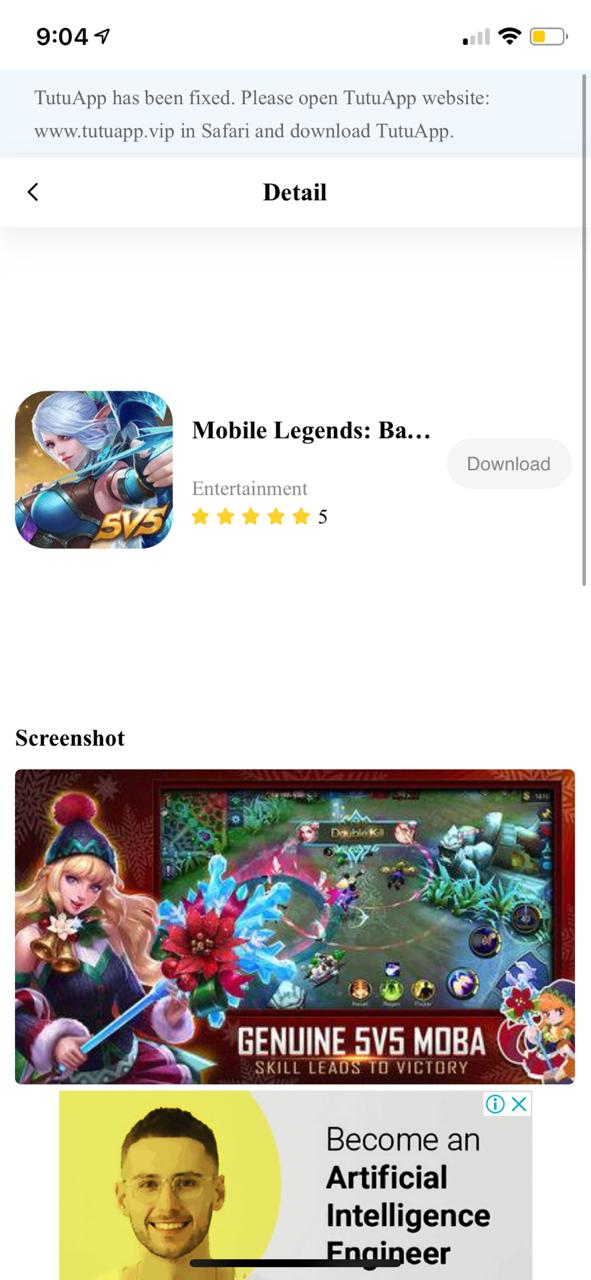 Download Mobile Legends Hack on iOS