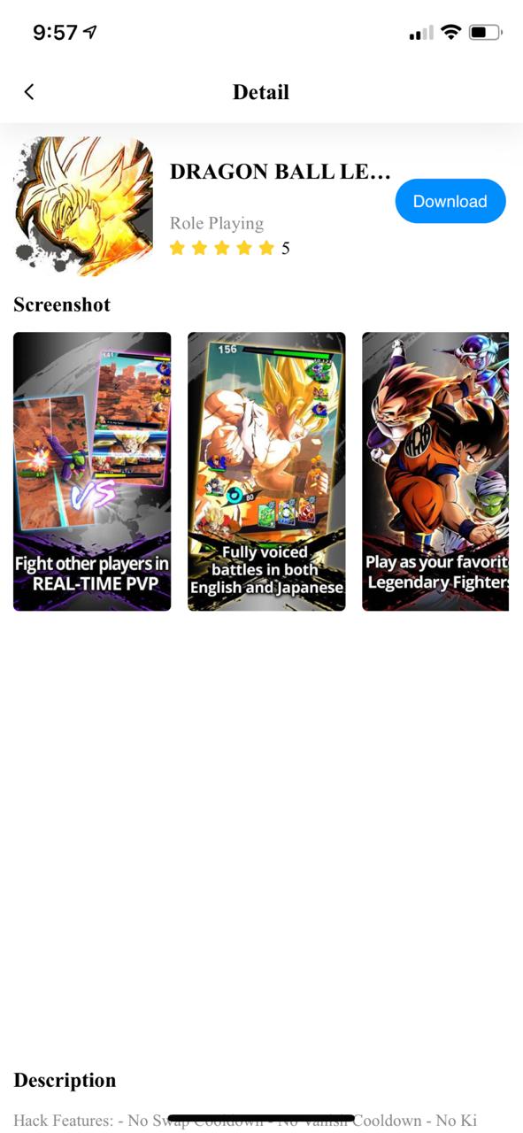 Dragon Ball Legends TuTuApp