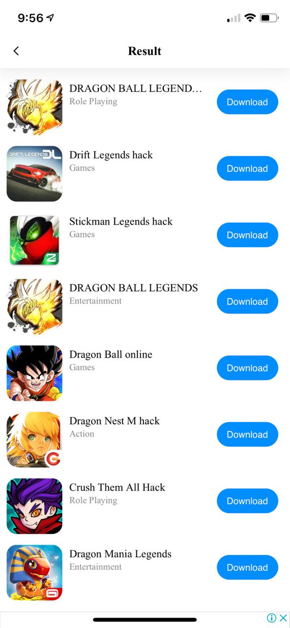 Dragon ball legends iOS