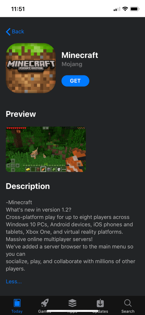 Minecraft tutuapp