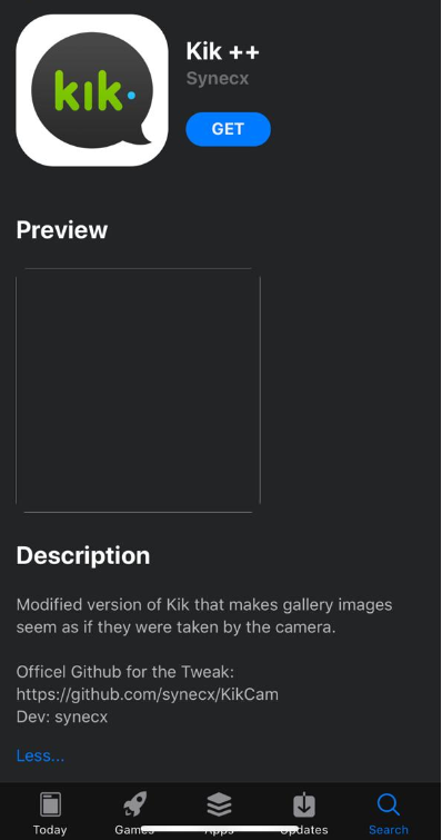 kik++ Install on iOS