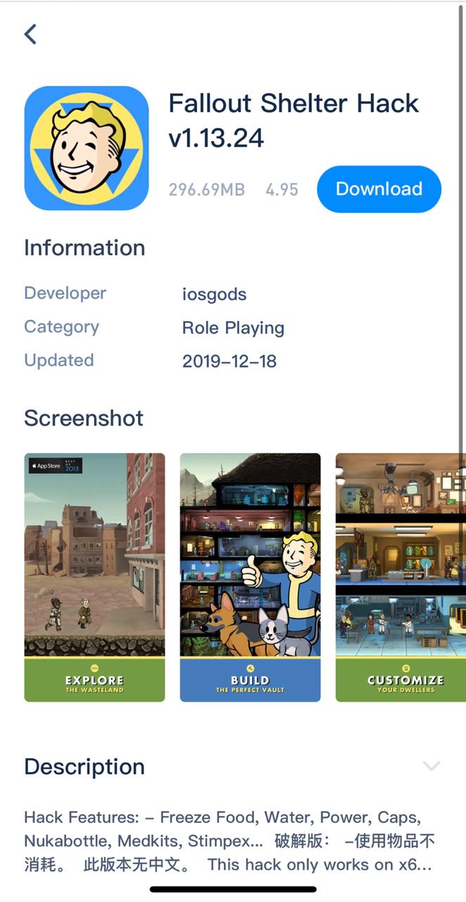 fallout shelter mobile hack