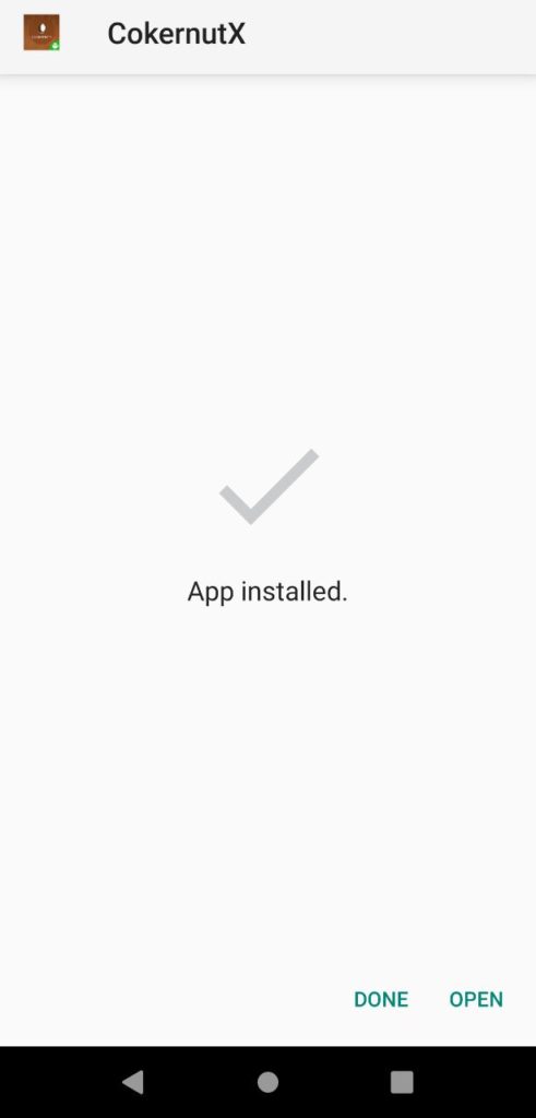 cokernutx-apk-installed