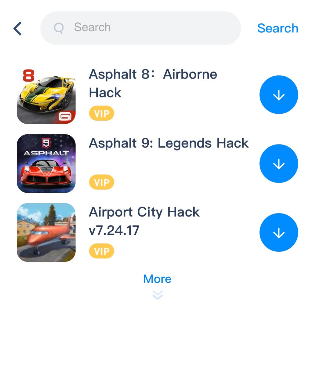 Asphalt airborne hack search