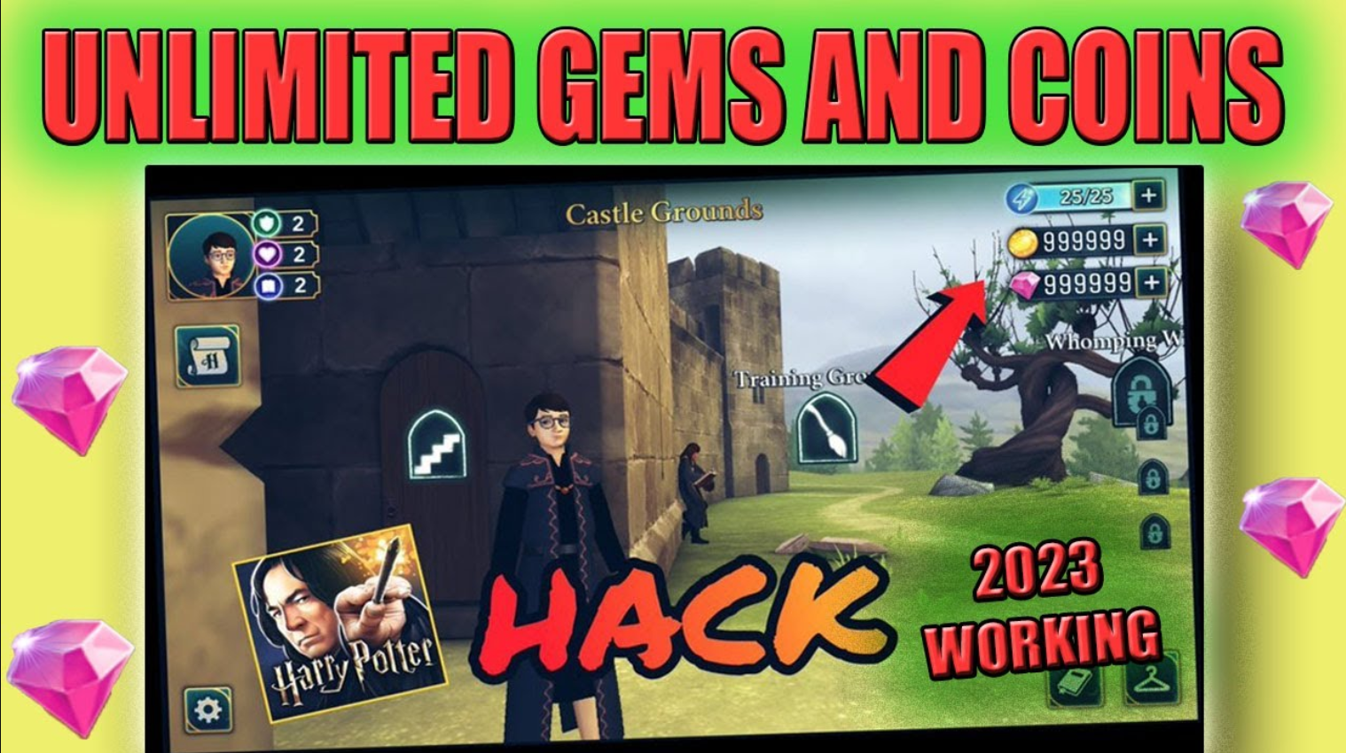 Harry Potter Hack Unlimited Gems and Unlimited Coins