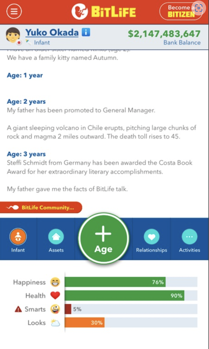 BitLife - Life Simulator Hack on iPhone & iPad