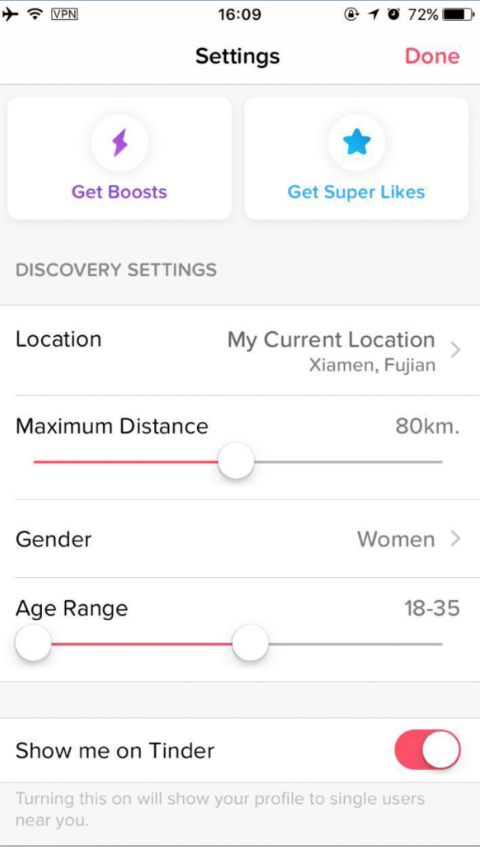 Recommended Settings for Tinder++ on iPhone