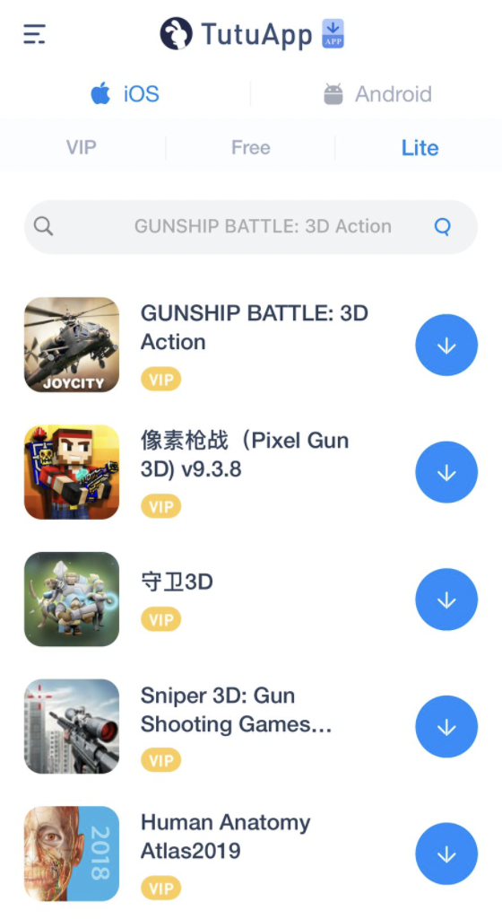 Search for Gunship Battle Helicopter Mod Hack Game iOS