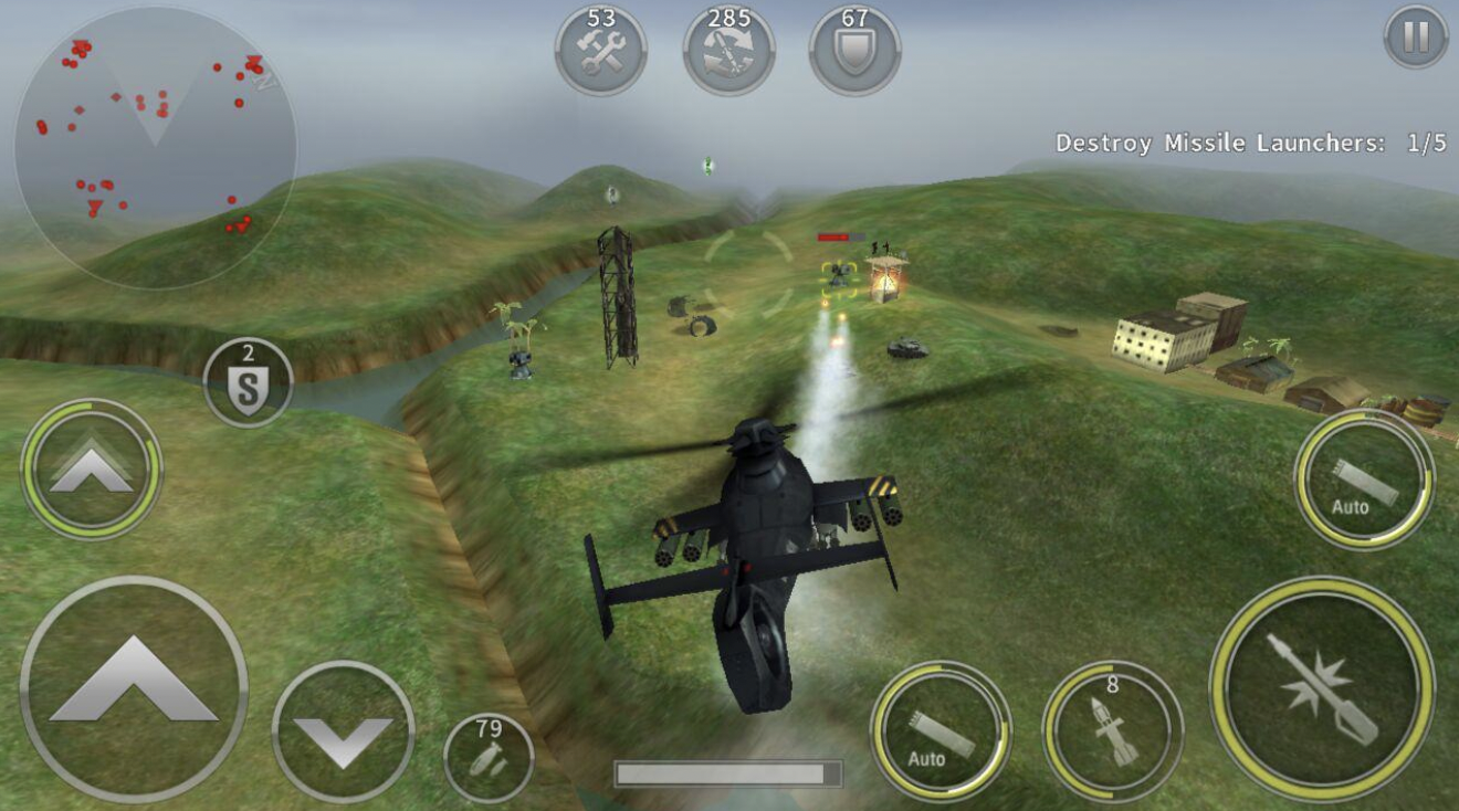 Playgame - Gunship battle helicopter mod hack iPhone and iPad