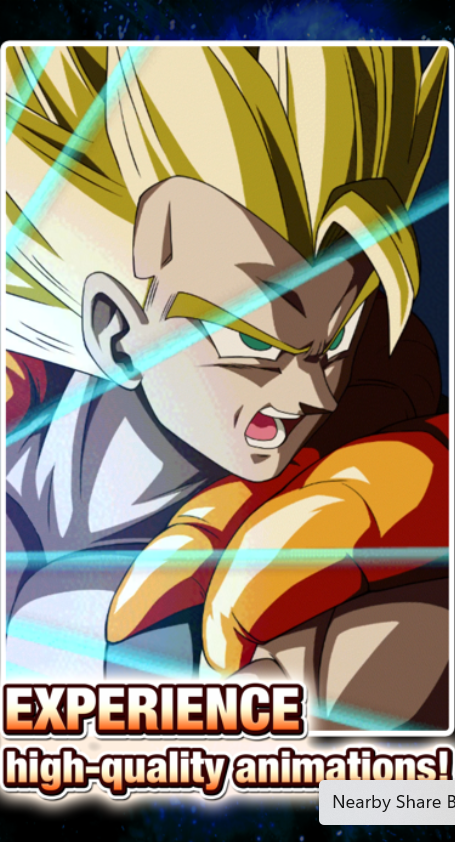 Dragon Ball Z Game High-End Graphics in iOS device