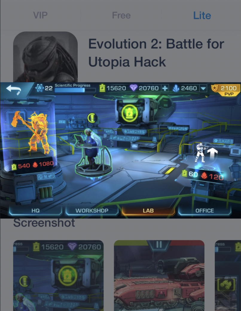 Enjoy Evolution 2: Battle for Utopia Hack on iPhone