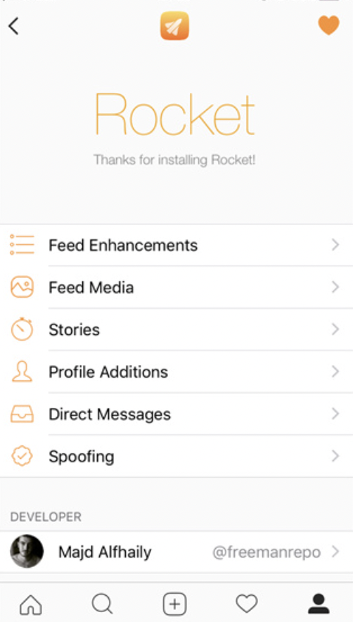 Instagram Rocket App Free Download on iPhone