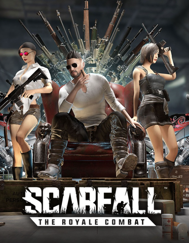 Scarfall The Royale Combat free game for iOS