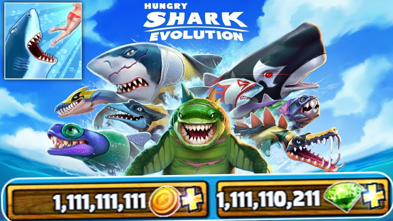 Hungry Shark Evolution MEGA MOD on iOS
