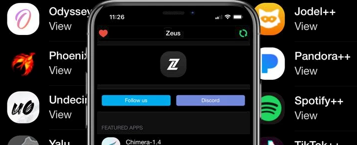 Zeus App on iOS