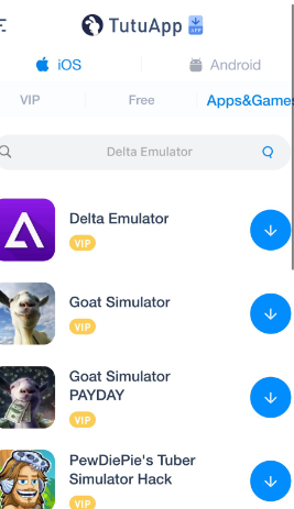 Download Delta Emulator using TuTuApp