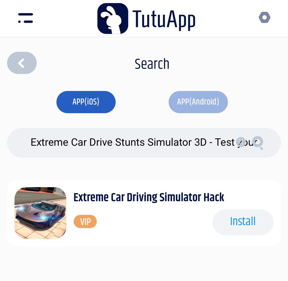 Extreme Car Driving Simulator Hack on TuTuApp 