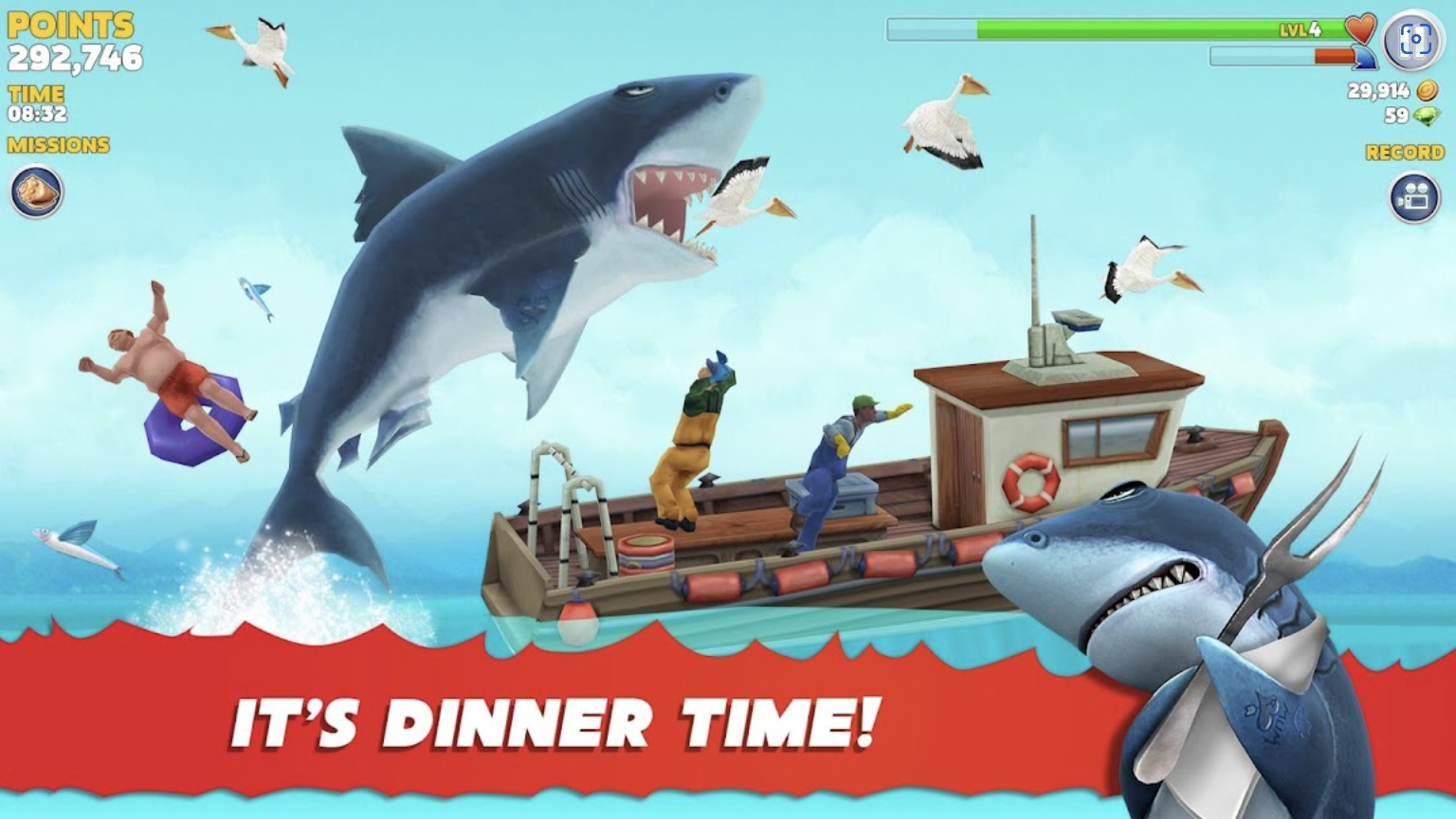 Play Hungry Shark Evolution Unlocked Gems & Coins FREE