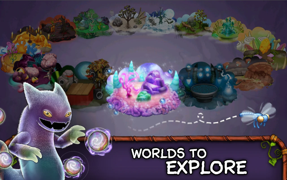 Explore Map on My Singing Monsters
